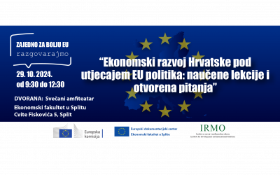 Invitation to the forum “Economic development of Croatia under the influence of EU policies: lessons learned and open questions”