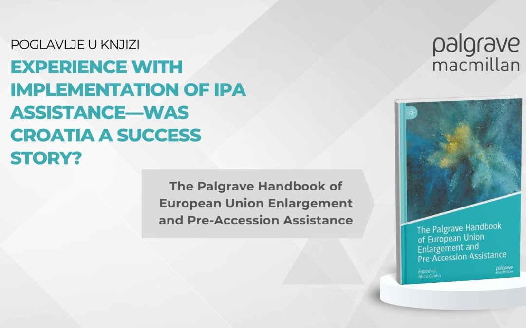 Objavljeno poglavlje o iskustvu Hrvatske s IPA programom u izdanju Springer